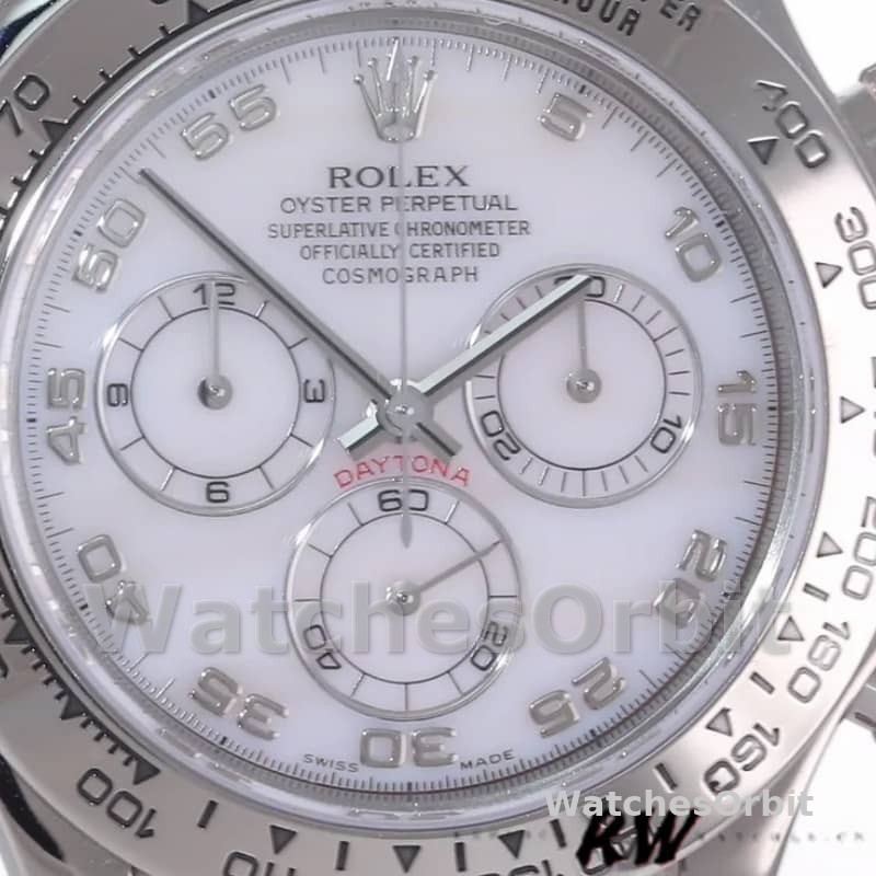 Rolex Daytona 116519 Mother of Pearl Arabic Dial 40mm Mens Replica Watch