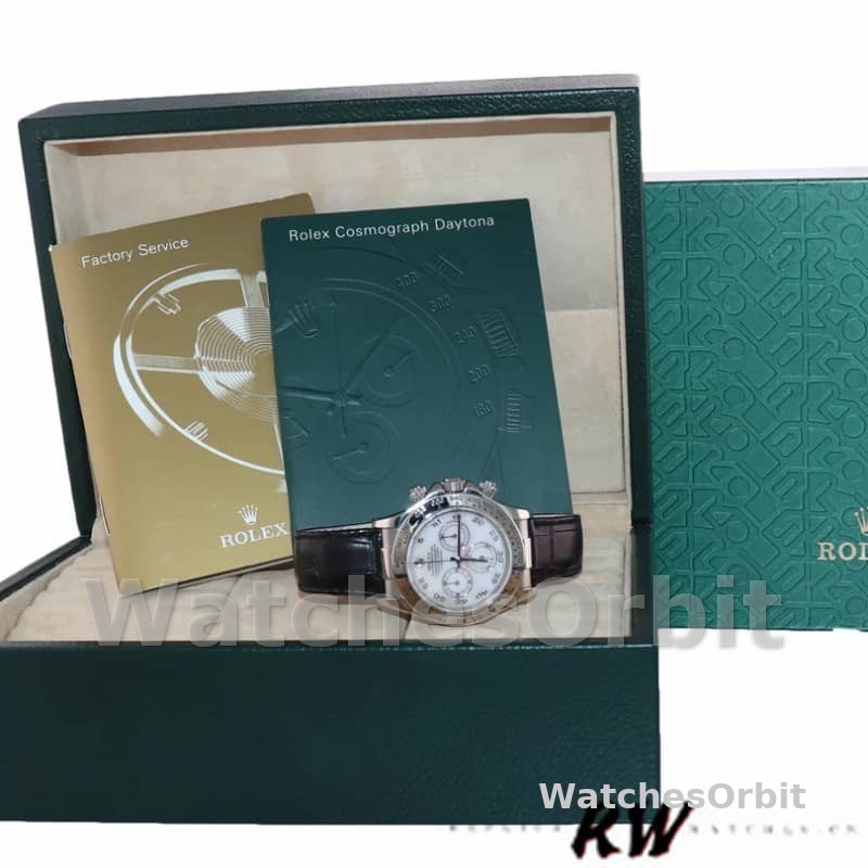 Rolex Daytona 116519 Mother of Pearl Arabic Dial 40mm Mens Replica Watch