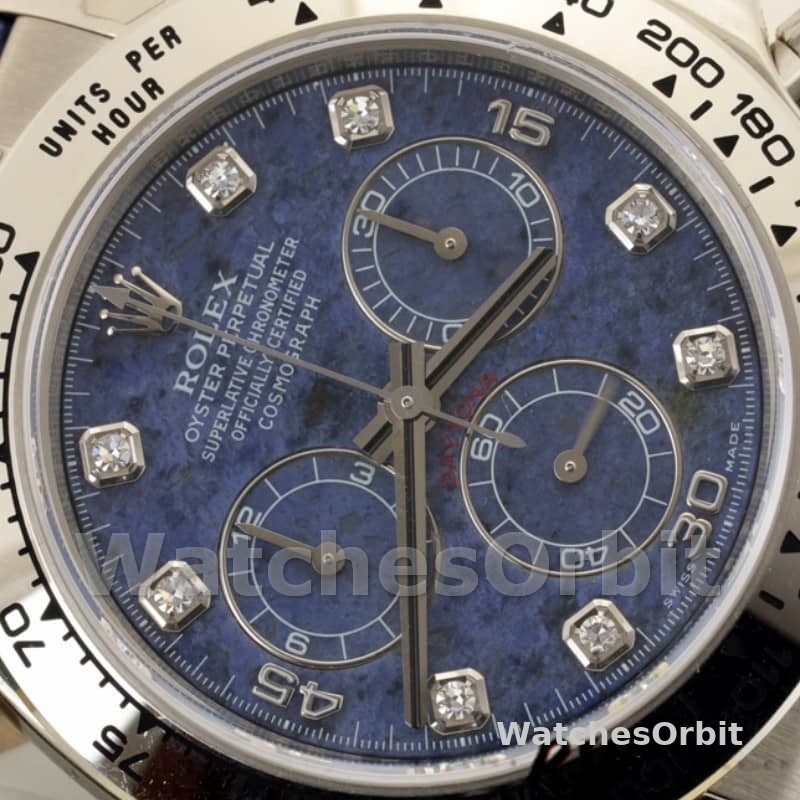 Rolex Daytona 116519 Sodalite diamonds dial 40mm Mens Replica Watch