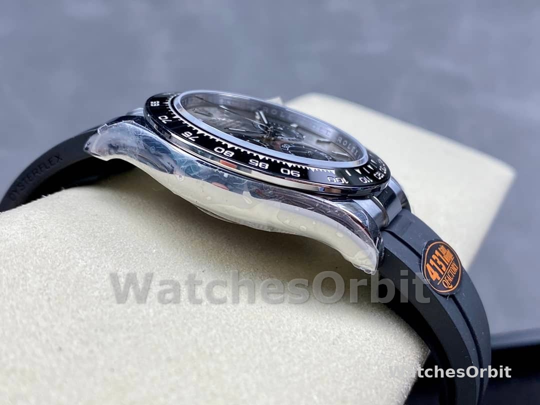 Rolex Daytona 116519 White Gold Grey Dial 40mm Mens Replica Watch