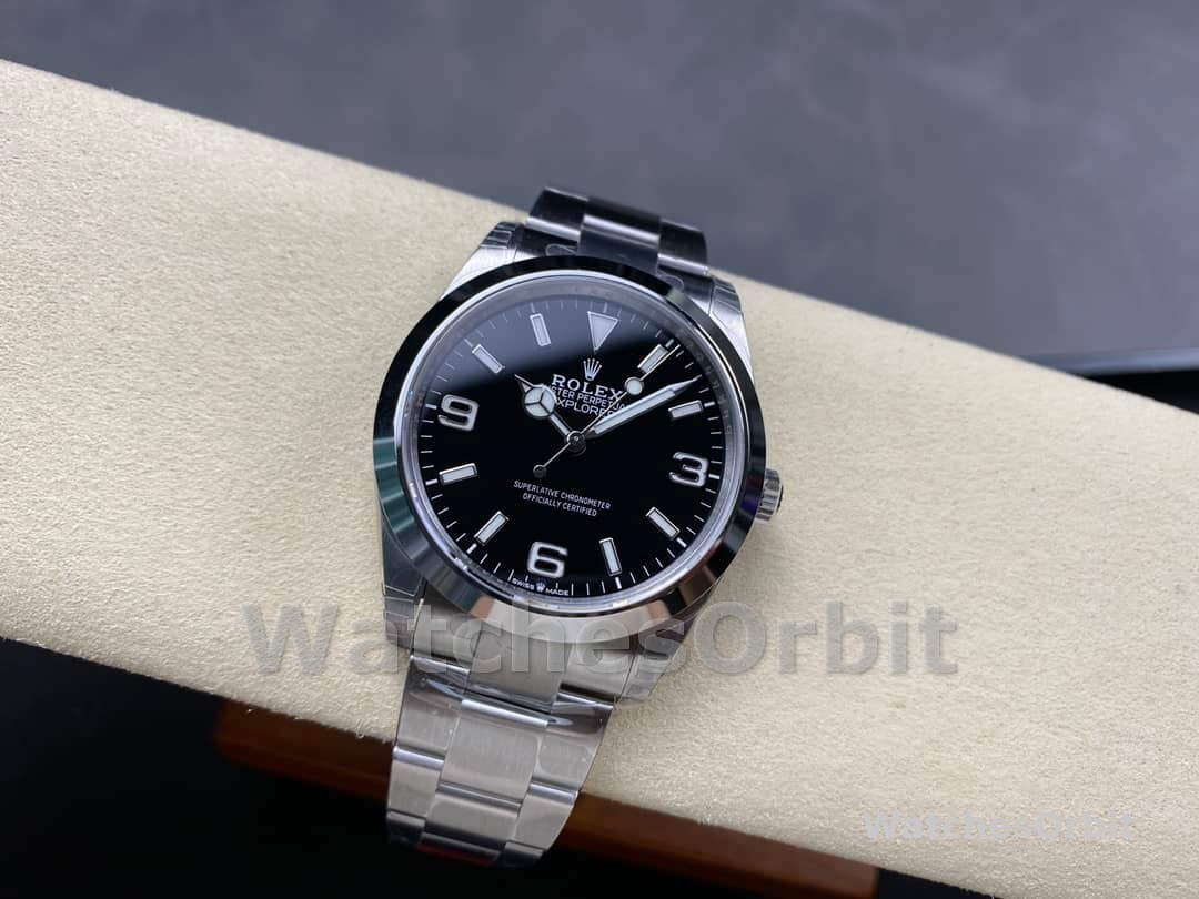 Rolex Explorer 124270 0001 Black Dial Stainless Steel 36MM