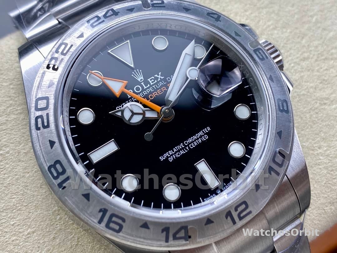 Rolex Explorer II m226570 0002 Stainless Steel Black Dial 42MM Mens Replica Watch