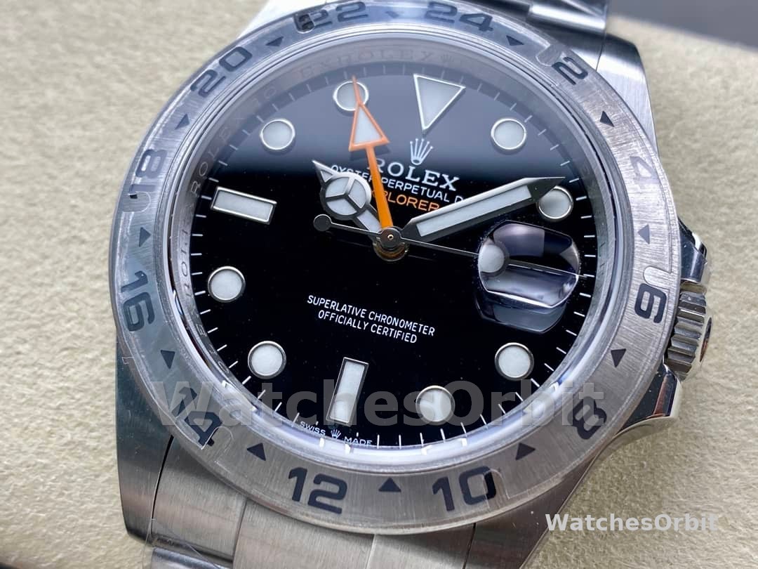 Rolex Explorer II m226570 0002 Stainless Steel Black Dial 42MM Mens Replica Watch