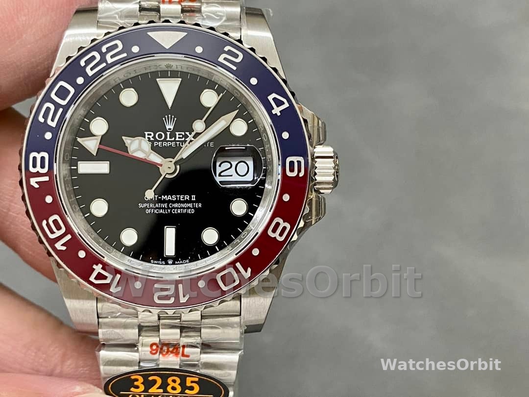 Rolex GMT-Master II 126710BLRO Stainless Steel Black Dial 40MM Mens Replica Watch
