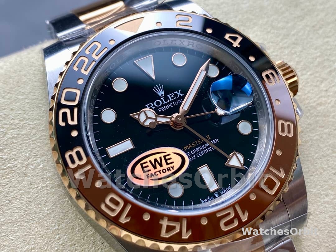 Rolex GMT-Master II 126711CHNR Black Dial 40mm Mens Replica Watch