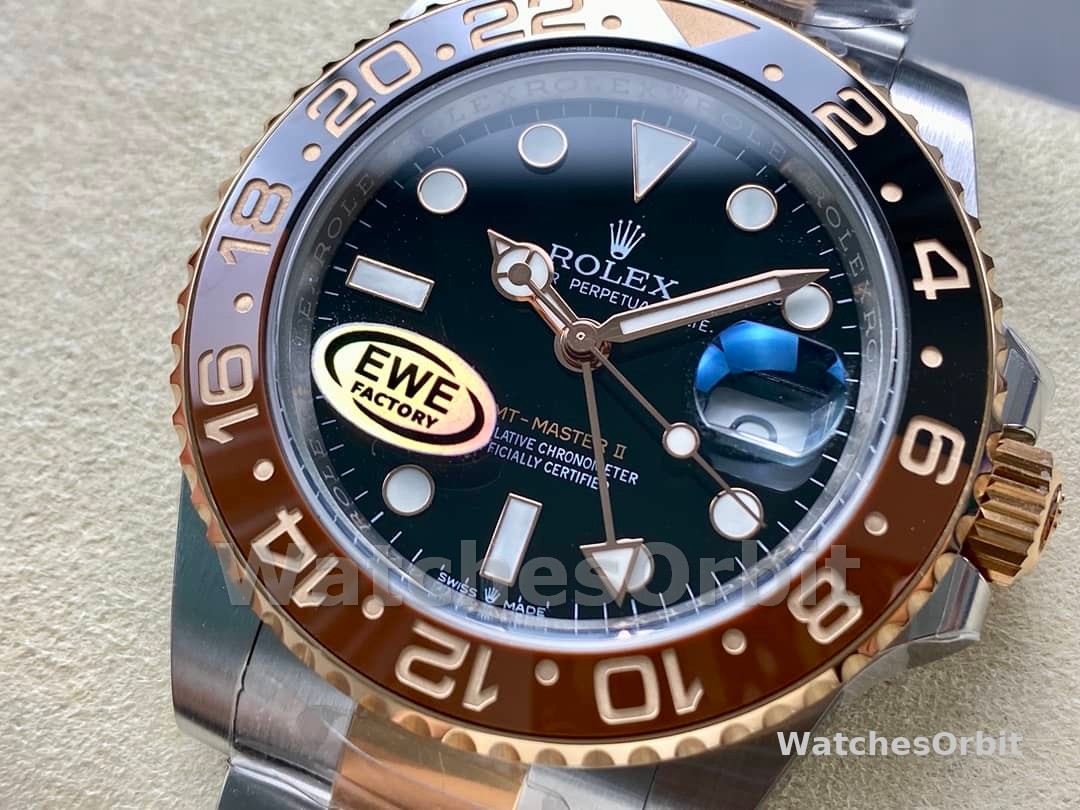 Rolex GMT-Master II 126711CHNR Black Dial 40mm Mens Replica Watch