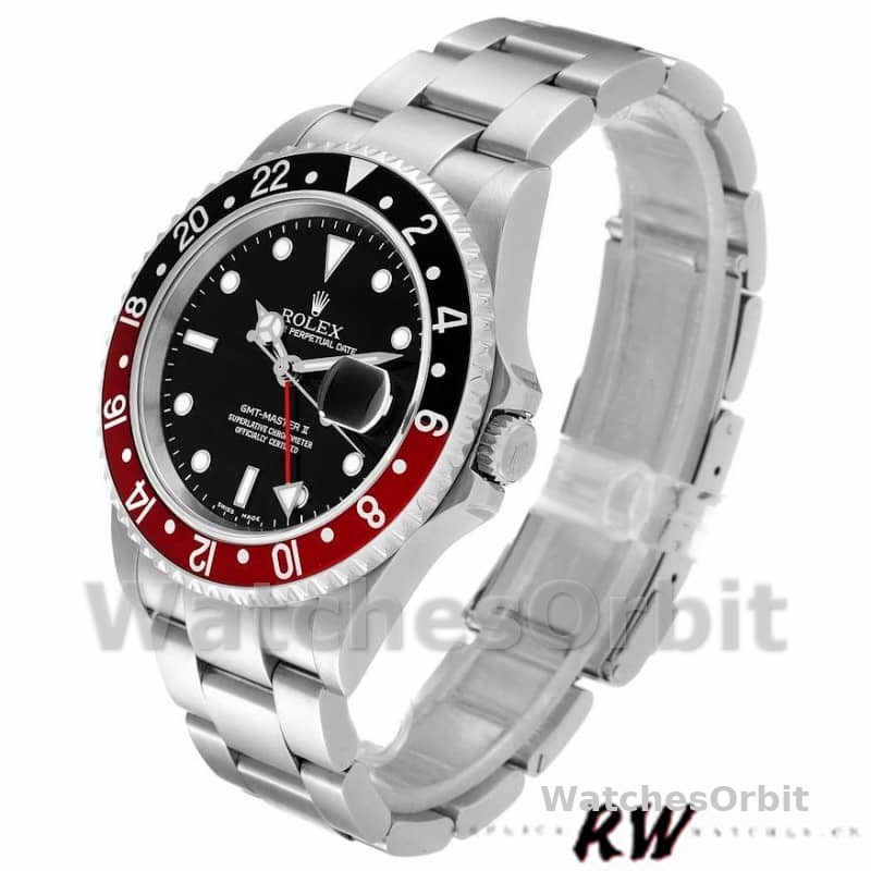 Rolex GMT-Master II 16710 Black Dial Black Red Coke Bezel 40MM Mens Replica Watch