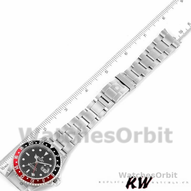 Rolex GMT-Master II 16710 Black Dial Black Red Coke Bezel 40MM Mens Replica Watch