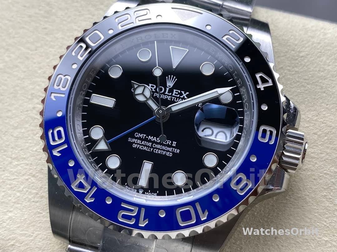 Rolex GMT-Master II Batman 116710BLNR Black Dial 40mm Mens Replica Watch