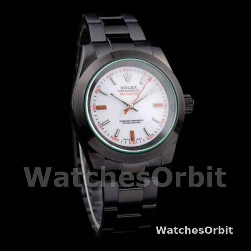 Rolex Milgauss PR116610 Pstainless steel White Dial 40MM Mens Replica Watch