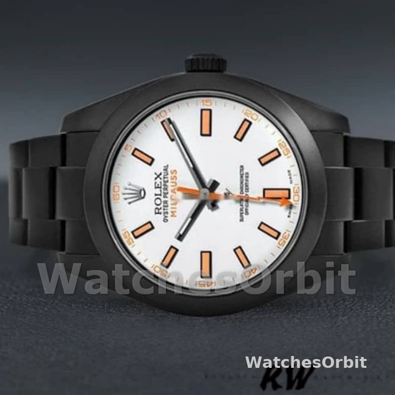 Rolex Milgauss PR116610 Pstainless steel White Dial 40MM Mens Replica Watch