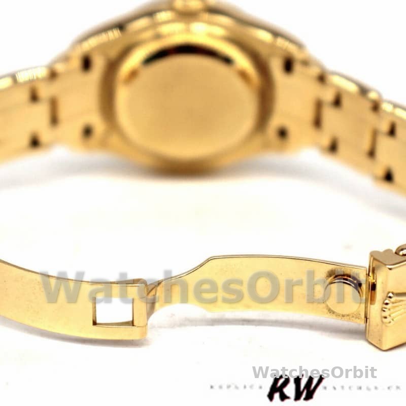 Rolex Pearlmaster 80298 Yellow Gold MOP Dial 29MM Lady Replica Watch