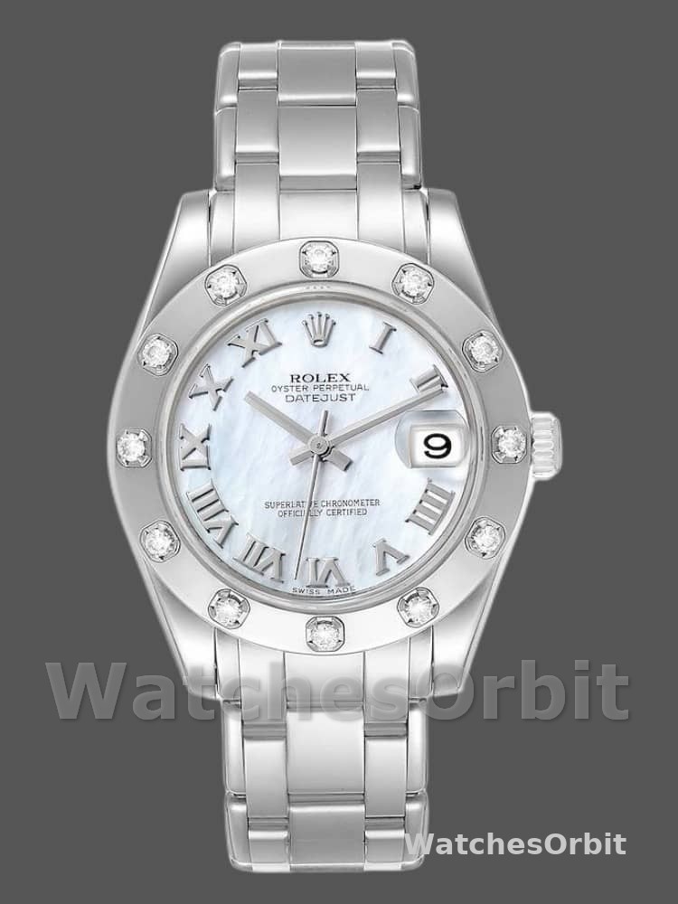 Rolex Pearlmaster Midsize 81319 MOP Dial 34MM Lady Replica Watch