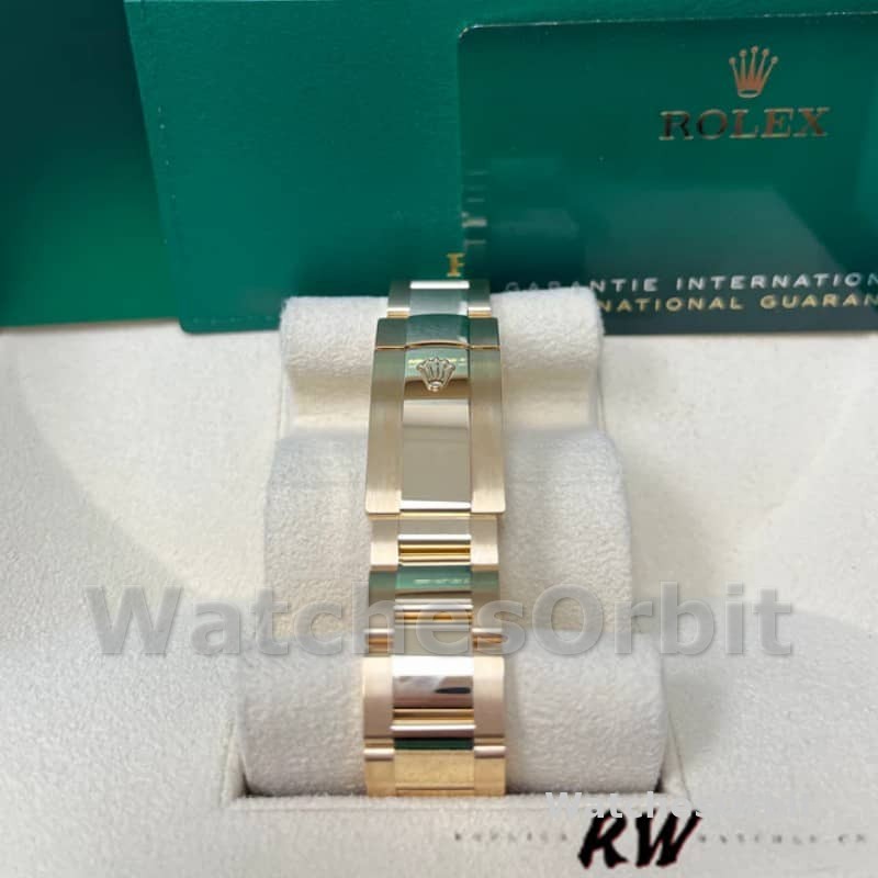 Rolex Sky-Dweller 326938 Yellow Gold White Dial 42mm Mens Replica Watch