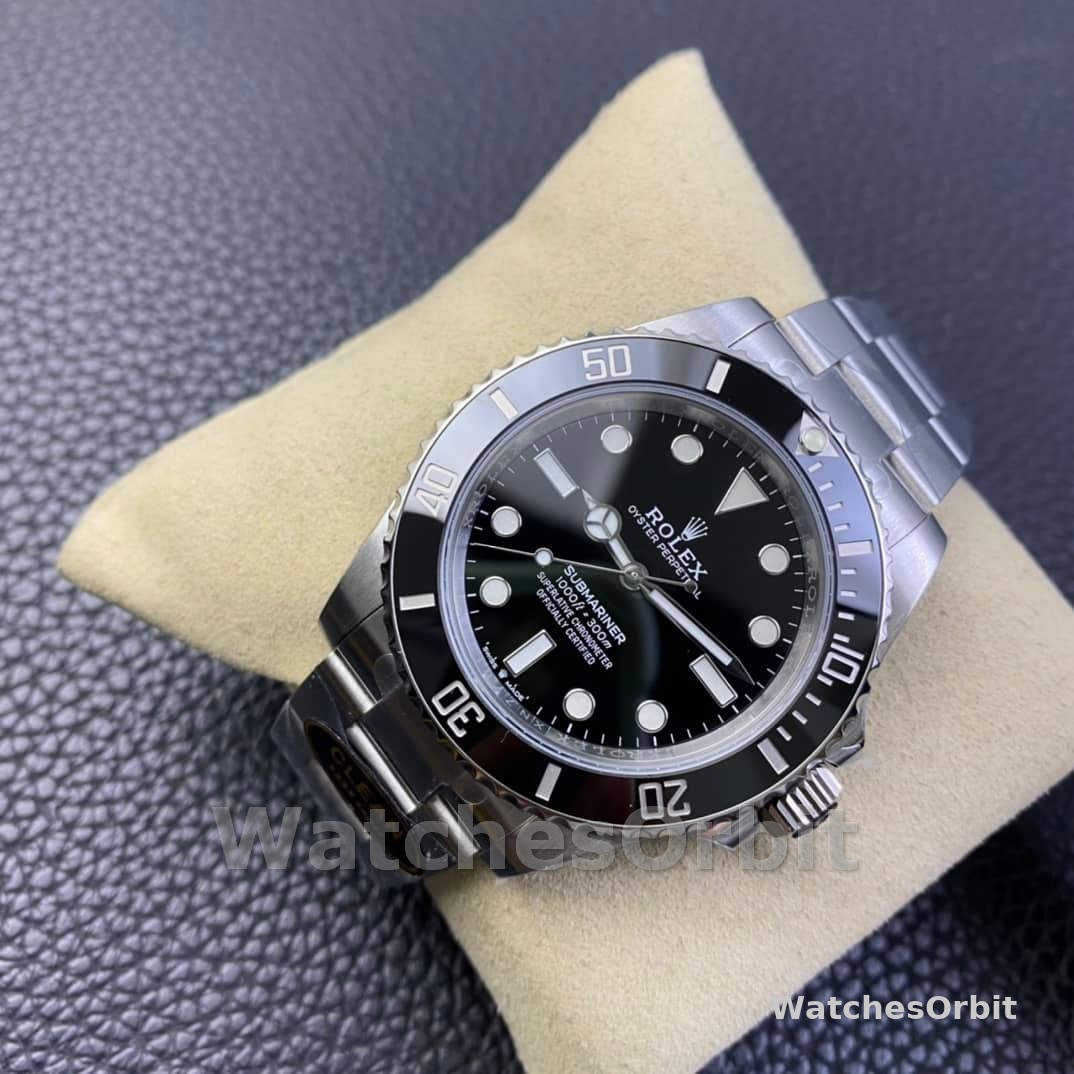 Rolex Submariner 124060 Oyster Stainless Steel Black Dial 41mm Mens Replica Watch