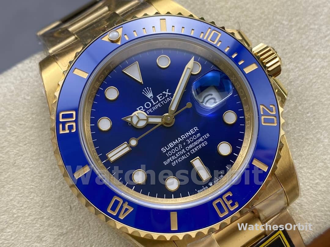 Rolex Submariner Date 116618LB Blue Dial 41mm Mens Replica Watch
